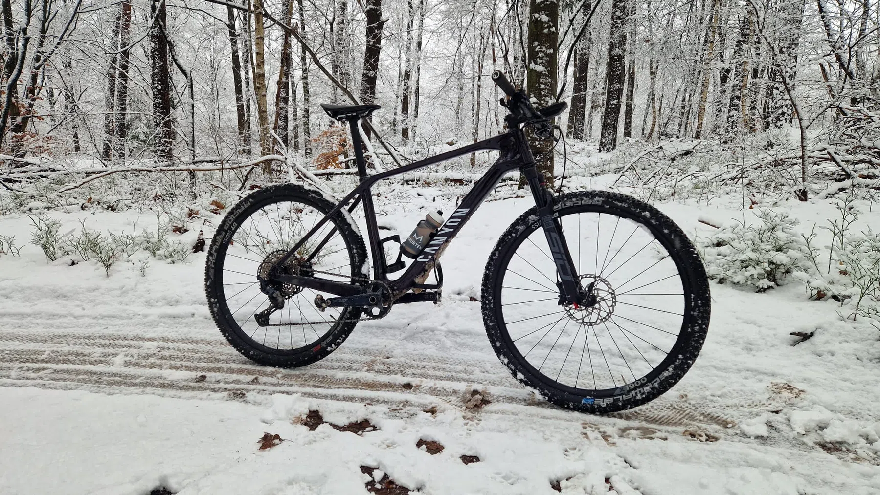 Winterpret met de Canyon Exceed CF6